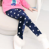 Children Pants Autumn Winter Baby Leggings Colorful Print Flower Butterfly Love Girls Pants
