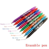 8PCS GENKKY Erasable Pen 8 Colors Ink Gel Pen Set Styles Rainbow  New Best-selling Creative Drawing Stationery Pens For School