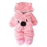 LZH Baby Winter Clothes Newborn Baby Girls Overall Autumn Long Sleeve Baby Romper For Baby Boys Jumpsuit Costume Infant Clothing