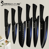 SOWOLL Stainless Steel Kitchen Knife 3.5inch,5 inch.7 inch,8 inch