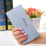 Hot sale new fashion high capacity women wallets lady girl casual long clutch wallet female PU leather flip up card holder purse