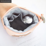 Flexible Fabric Quality Big Cat Pencil Case for School Stationary
