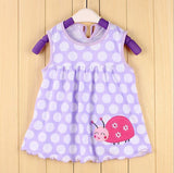 Cotton Flower Design Dress for Kids