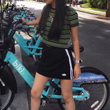 Artsnie Summer High Waist Casual Skirt Shorts for Women