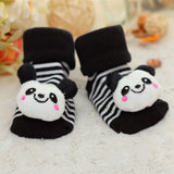 Baby Socks Floor Non-slip Cotton Cartoon Doll socks with bells Baby Girls Boys Soft  Cute Boots