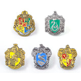 1pcs Hogwarts School Badge Pins Brooch Gryffindor Ravenclaw Slytherin Hufflepuff Badge Cosplay Collection Gift