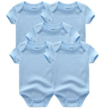 Baby Rompers 5-pack infantil Jumpsuit Boy&girls clothes Summer High quality Striped newborn ropa bebe Clothing Costume