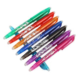 8PCS GENKKY Erasable Pen 8 Colors Ink Gel Pen Set Styles Rainbow  New Best-selling Creative Drawing Stationery Pens For School