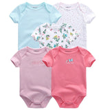Baby Rompers 5-pack infantil Jumpsuit Boy&girls clothes Summer High quality Striped newborn ropa bebe Clothing Costume