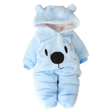 LZH Baby Winter Clothes Newborn Baby Girls Overall Autumn Long Sleeve Baby Romper For Baby Boys Jumpsuit Costume Infant Clothing