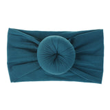 Brand New 0-6Y Newborn Infant Kids Girls Nylon Bow Hairband Headband Stretch Turban Knot Head Wrap Headwear Gifts 21 Colors