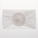 Brand New 0-6Y Newborn Infant Kids Girls Nylon Bow Hairband Headband Stretch Turban Knot Head Wrap Headwear Gifts 21 Colors