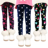 Children Pants Autumn Winter Baby Leggings Colorful Print Flower Butterfly Love Girls Pants
