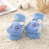 Baby socks rubber anti slip floor cartoon kids Toddlers autumn spring Fashion Animal newborn Cute 0-6-12month