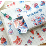 40pcs/lot Old Times Vintage Floral Stickers Set Scrapbooking Stickers For Bullet Journal Planner Diy Crafts Scrapbooking