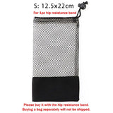 Printed Leopard Hip Resistance Bands Booty Leg Exercise Elastic Bands