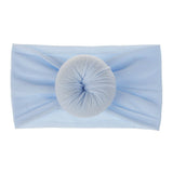 Brand New 0-6Y Newborn Infant Kids Girls Nylon Bow Hairband Headband Stretch Turban Knot Head Wrap Headwear Gifts 21 Colors