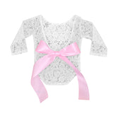 Newborn Photography Props Baby Girl Kids Bow Clothing Overalls Princess Playsuits Overalls Clothing Lace Romper Studio Shoot