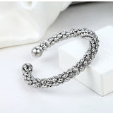 High Quality Hollow bracelet Shape Stainless Steel Gold Colour Cuff Bangles Fashion Love Bracelets For Women Jewelry Wholesale