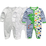 Summer Baby Rompers Spring Newborn Baby Clothes For Girls Boys Long Sleeve ropa bebe Jumpsuit Baby Clothing boy Outfits