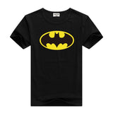 DMDM Batman Superman Short Sleeve T-Shirts For Boys Girl Tops Kids Clothing T-Shirt Size 2 3 4 5 Years Baby Clothes Tee