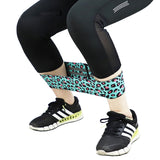 Printed Leopard Hip Resistance Bands Booty Leg Exercise Elastic Bands