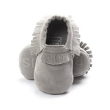 PU Suede Leather Newborn Baby Moccasins Shoes Soft Soled Non-slip Crib First Walker