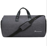 Modoker Garment Travel Bag with Shoulder Strap Duffel Bag Carry on Hanging Suitcase Clothing Business Bags Multiple Pockets Grey