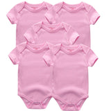 Baby Rompers 5-pack infantil Jumpsuit Boy&girls clothes Summer High quality Striped newborn ropa bebe Clothing Costume