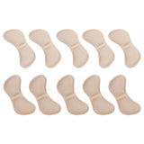 5 Pairs Anti-wear Feet Care Pads Cushion Heel Sticker Pain Relief Shoes Back Heel Liner Grips Crash Insole Patch Adhesive