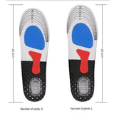 Running Silicone Gel Insoles for Feet Absorption Arch Support