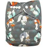 Ohbabyka Eco-friendly Diaper Cover Wrap Washable Diapers Couches Lavables Baby Nappy Reusable Nappy Baby Pocket Cloth Diapers