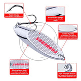 1PCS 3g-28g Metal Spinner Spoon trout Fishing Lure Hard Bait Sequins Noise Paillette Artificial Bait small hard sequins spinner