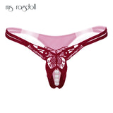 Women's Open Crotch Sexy Pearl Temptation Thongs