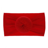 Brand New 0-6Y Newborn Infant Kids Girls Nylon Bow Hairband Headband Stretch Turban Knot Head Wrap Headwear Gifts 21 Colors