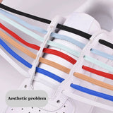 New Elastic Magnetic Locking ShoeLaces Quick No Tie Shoe laces Kids Adult Unisex Shoelace Sneakers Shoe Laces Strings