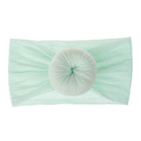 Brand New 0-6Y Newborn Infant Kids Girls Nylon Bow Hairband Headband Stretch Turban Knot Head Wrap Headwear Gifts 21 Colors