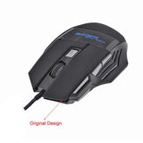 VODOOL Wired Gaming Mouse 7 Buttons 5500 DPI LED Optical Computer Mouse Gamer Mice For PC Laptop Notebook USB Cable Game Mouse