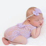 Baby Girls Lace Ruffled Romper Toddler Infant Jumpsuit Cake Smash Outfit Baby 1st Birthday Outfit Photo Props infant photo shoot
