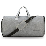 Modoker Garment Travel Bag with Shoulder Strap Duffel Bag Carry on Hanging Suitcase Clothing Business Bags Multiple Pockets Grey