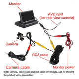 4.3 inch HD Foldable Car Rear View Monitor Reversing LCD TFT Display with Night Vision Backup Rearview Camera for Vehicle
