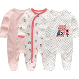 Summer Baby Rompers Spring Newborn Baby Clothes For Girls Boys Long Sleeve ropa bebe Jumpsuit Baby Clothing boy Outfits