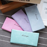 Hot sale new fashion high capacity women wallets lady girl casual long clutch wallet female PU leather flip up card holder purse