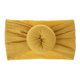 Brand New 0-6Y Newborn Infant Kids Girls Nylon Bow Hairband Headband Stretch Turban Knot Head Wrap Headwear Gifts 21 Colors
