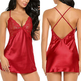 Women's Sexy Silk Lace Lingerie Nightware
