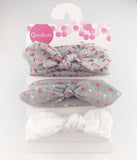 NEW 3pcs/lot baby headband flower print hairwear for newborn baby girl headband for litle girl headbands children