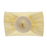 Brand New 0-6Y Newborn Infant Kids Girls Nylon Bow Hairband Headband Stretch Turban Knot Head Wrap Headwear Gifts 21 Colors
