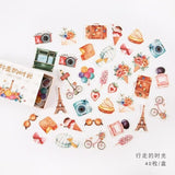40pcs/lot Old Times Vintage Floral Stickers Set Scrapbooking Stickers For Bullet Journal Planner Diy Crafts Scrapbooking