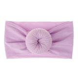Brand New 0-6Y Newborn Infant Kids Girls Nylon Bow Hairband Headband Stretch Turban Knot Head Wrap Headwear Gifts 21 Colors