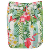 Ohbabyka Eco-friendly Diaper Cover Wrap Washable Diapers Couches Lavables Baby Nappy Reusable Nappy Baby Pocket Cloth Diapers